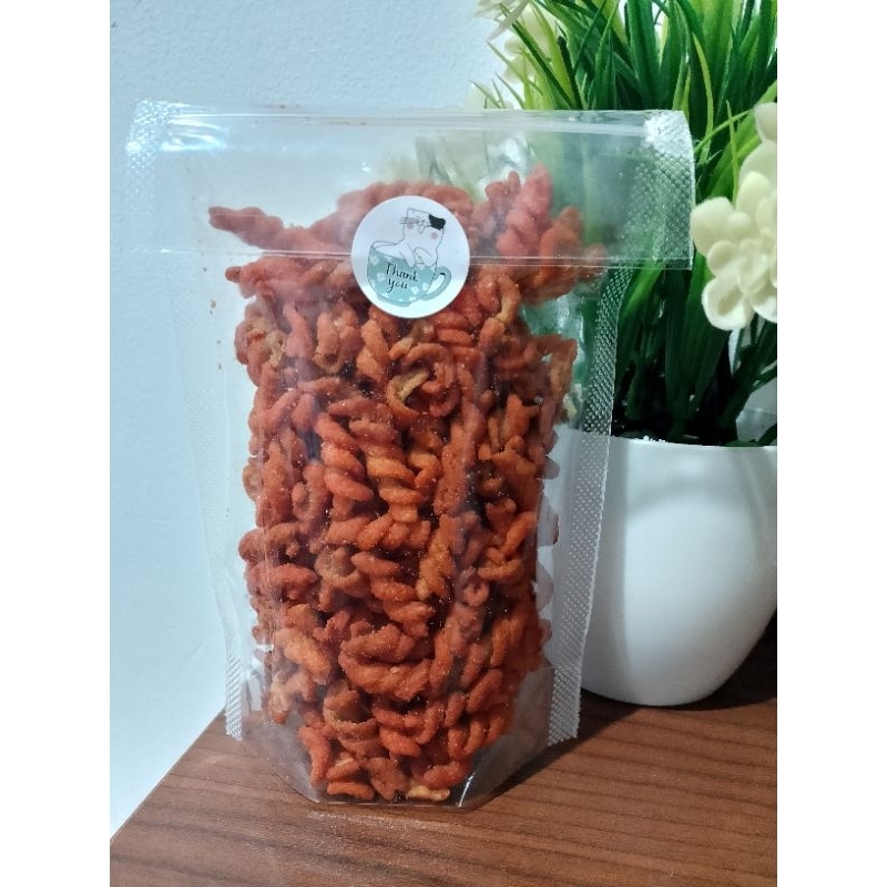 

Makaroni spiral balado sapi panggang