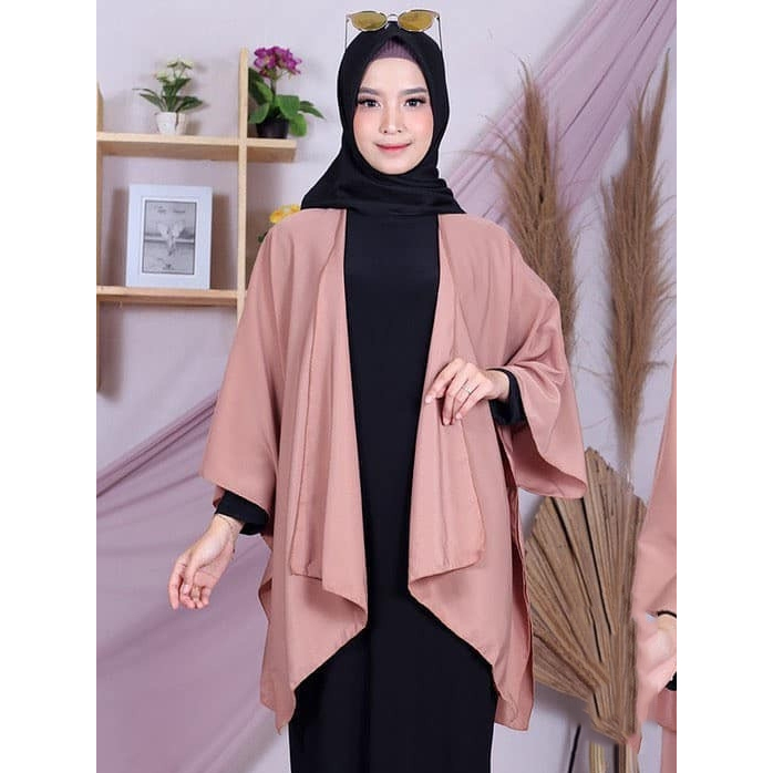 Cardigan Sally Outer Batwing Korean Style Jumbo // Wolfis