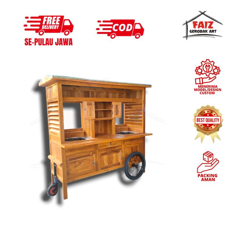 GEROBAK MIE AYAM BAKSO RODA 3