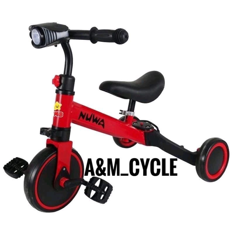 nuwa balance bike push bike tricycle nuwa T20-5 dan T20-9 PMB sepeda mainan anak