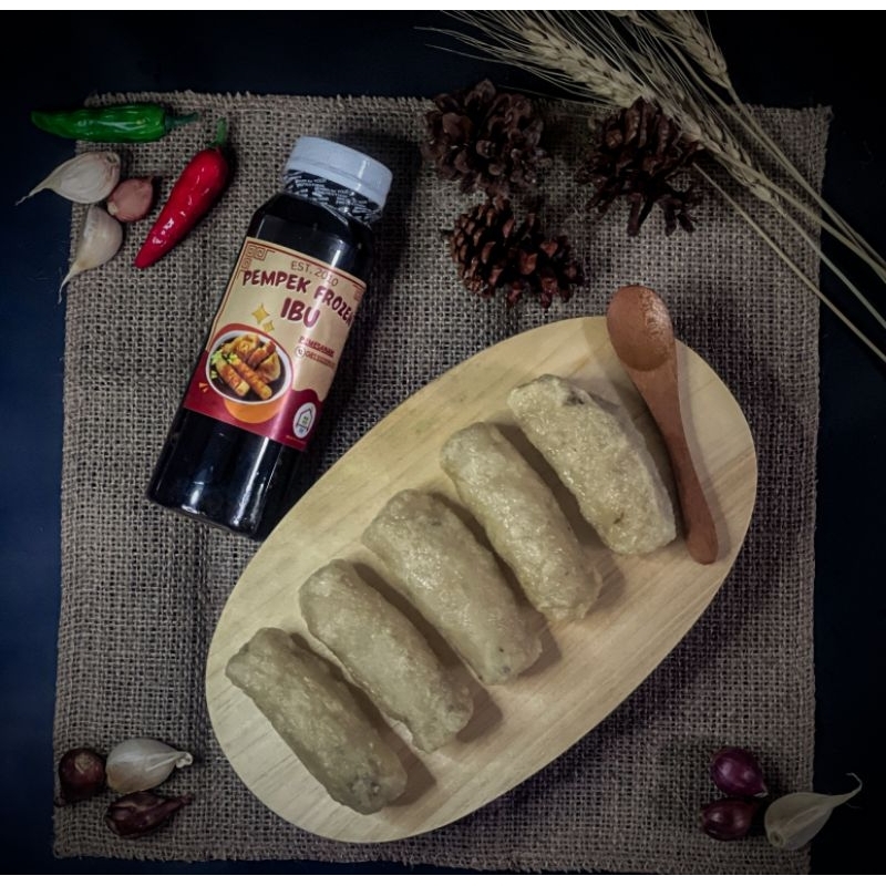 

[10 PCS] Pempek Frozen by Pempek Ibu - Pempek Lenjer