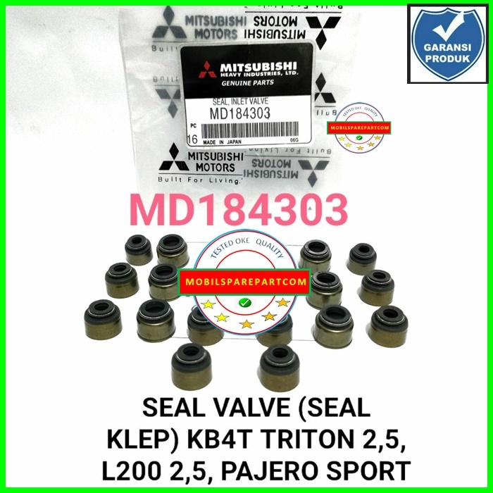 Seal valve(seal klep) HEAD KOP Triton 2.5 Pajero sport 2500CC 4D56U 2.