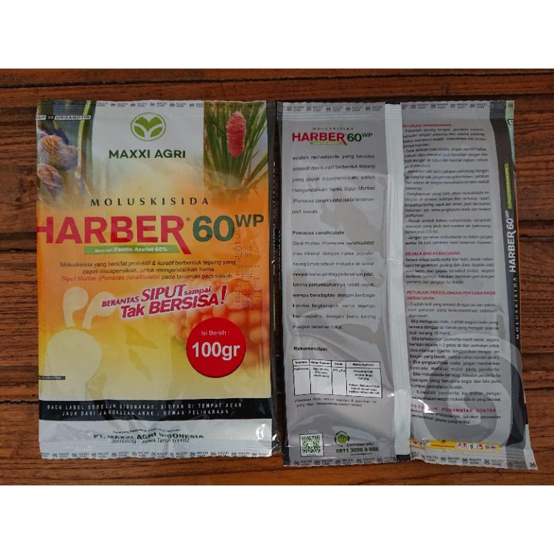 Harber 60wp Racun keong sawah