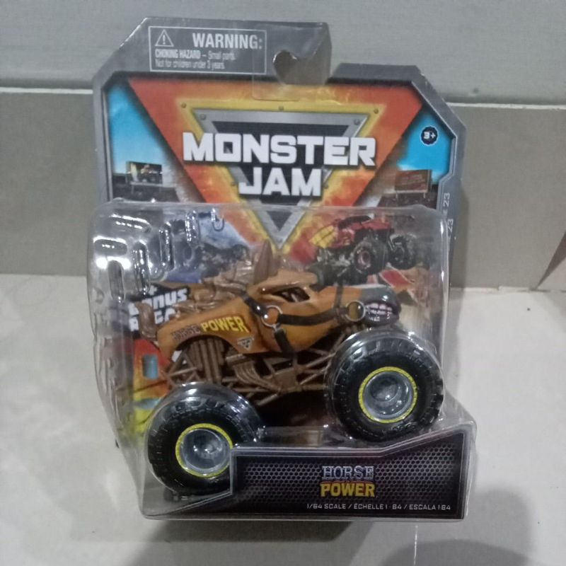 horse power monster jam skala 64 coklat