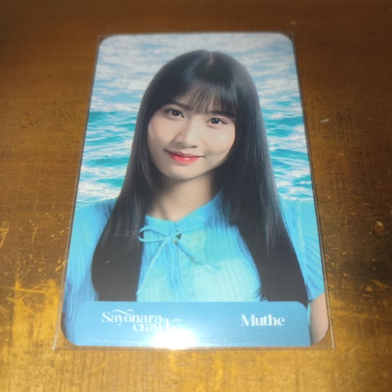 Photocard Muthe JKT48 Sayonara Crawl Official
