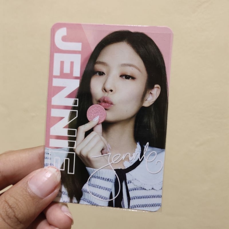 PC PHOTOCARD JENNIE BLACKPINK X OREO
