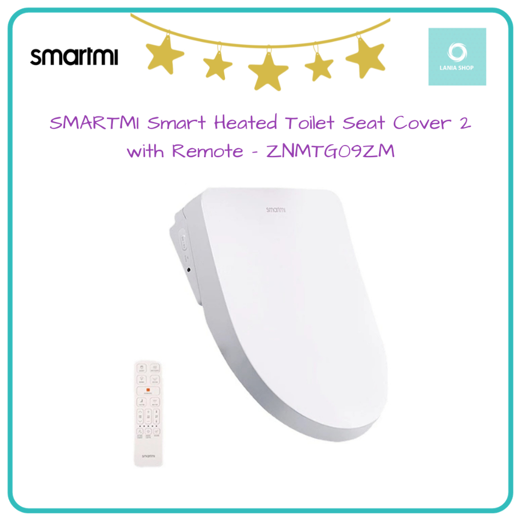 SMARTMI Smart Heated Bidet Toilet Seat Cover 2 with Remote - ZNMTG09ZM
