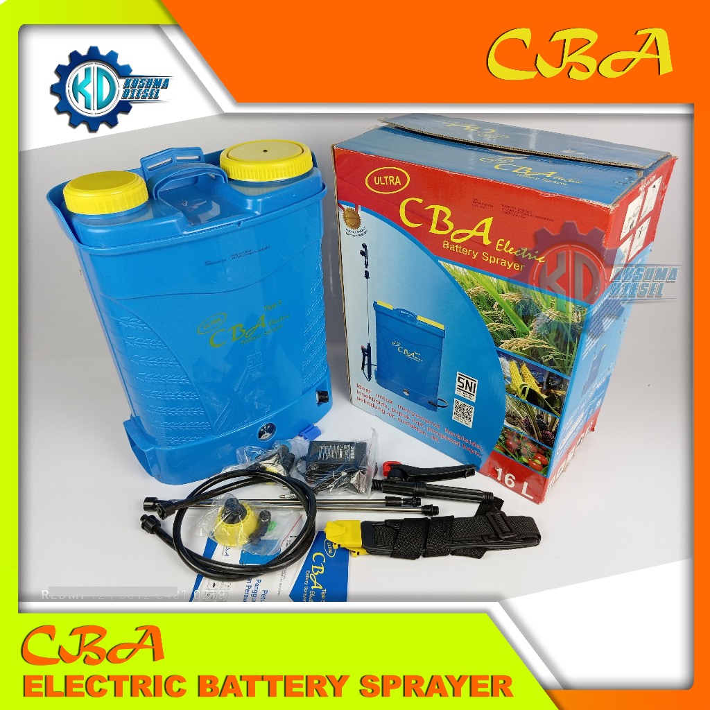 SPRAYER ELEKTRIK CBA TYPE 3 SNI 16L SEMPROTAN PERTANIAN PENYEMPROT HAMA - TERMURAH - PROMO