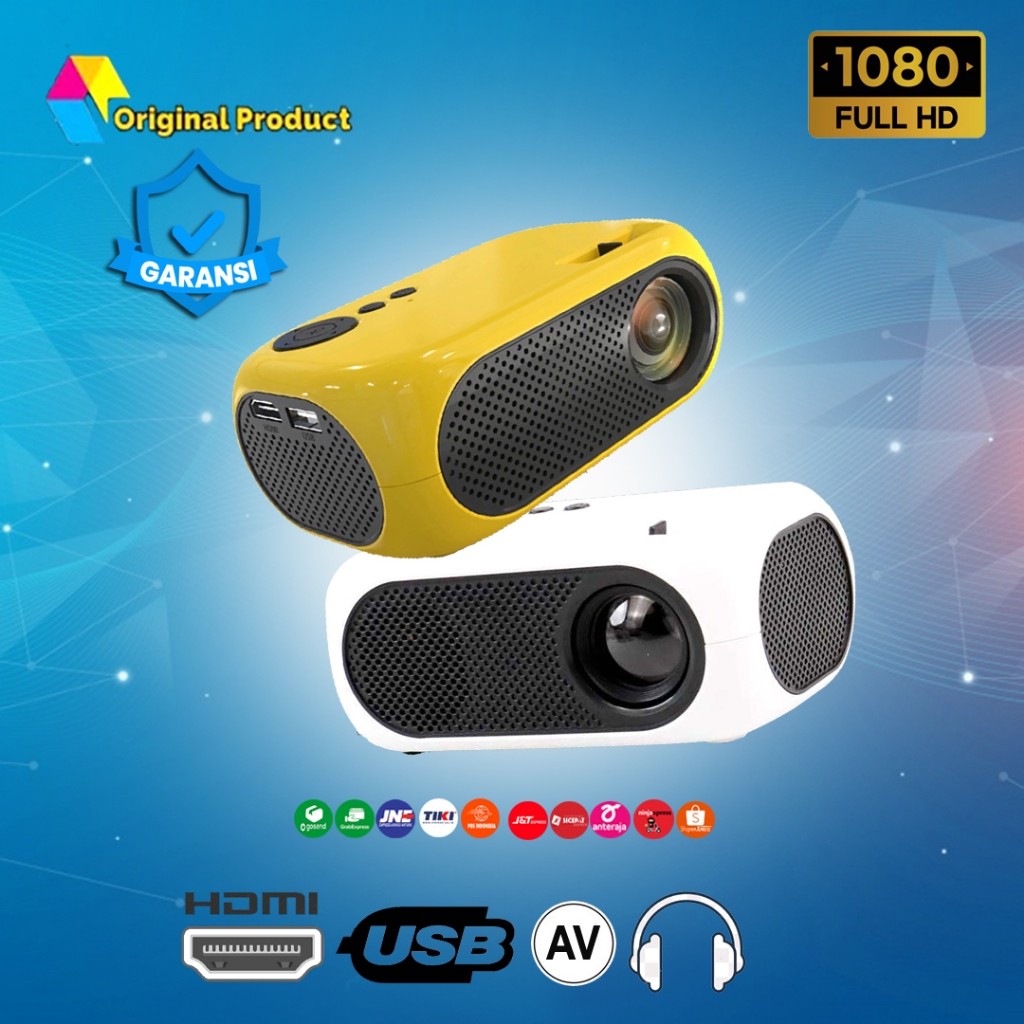 Proyektor Mini 1080P/ Proyektor Murah / Infocus mini / Proyektor Kecil / Projector mini 1080P / Info