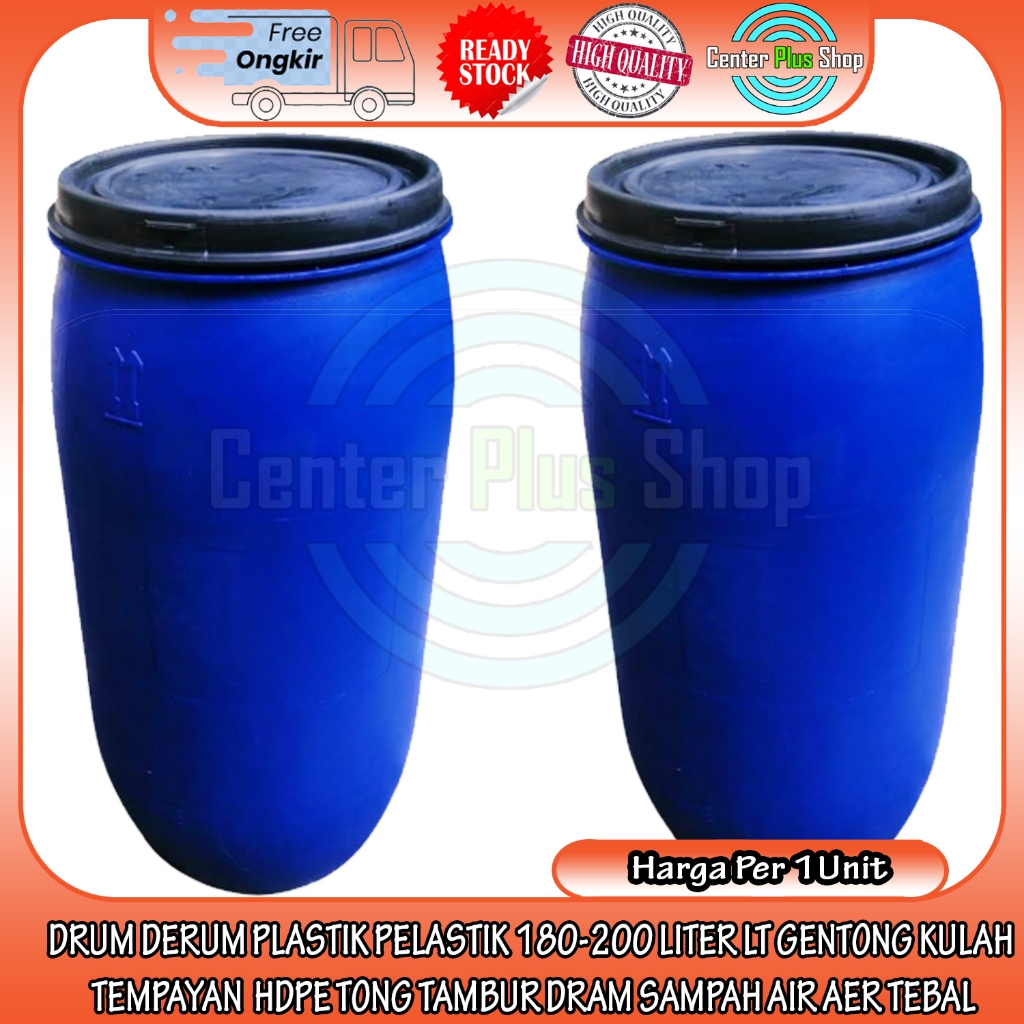 [INSTANT] DRUM DERUM PLASTIK PELASTIK 180 200 LITER LT GENTONG KULAH TEMPAYAN TONG TAMBUR DRAM SAMPA