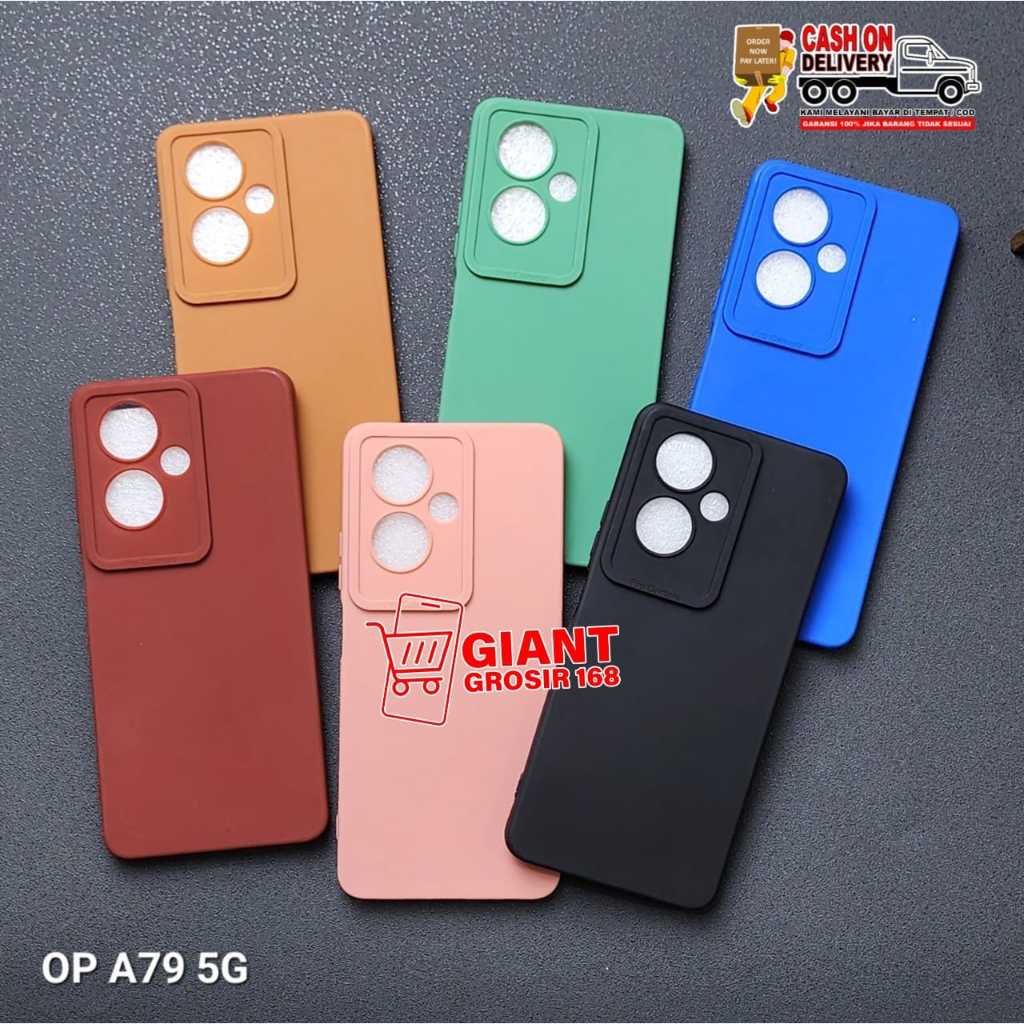 Softcase Oppo A79 5G Case Macaron Pro Kamera Oppo A79 5G