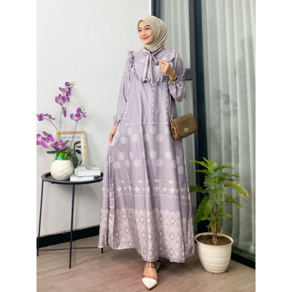 Gamis Lionel Richie | Gamis Bahan lionel richie premium | Gamis Kondangan Casual | Gamis Lebaran Ter