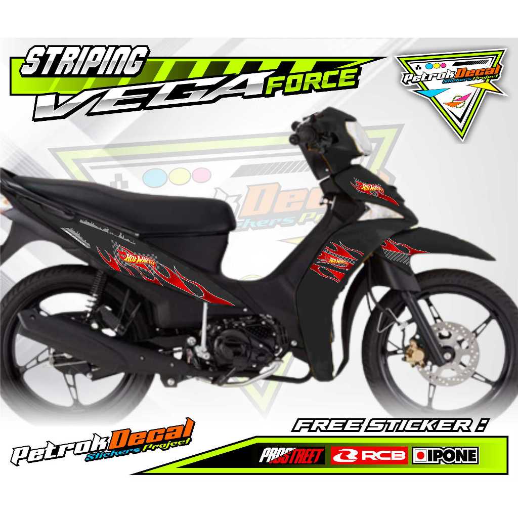 STRIPING VARIASI YAMAHA VEGA FORCE / STICKER VARIASI VEGA VEGA FORCE