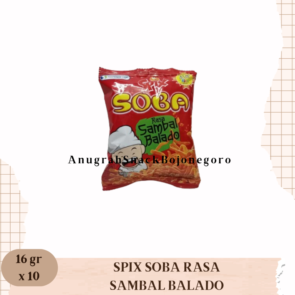 

Spix Soba Rasa Sambal Balado Renceng 16gr x 10