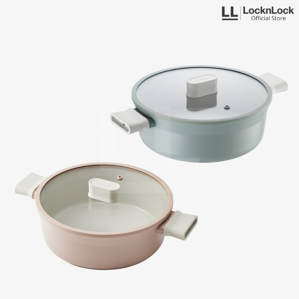 LocknLock Suit IH Low Casserole 24cm - CSU1242