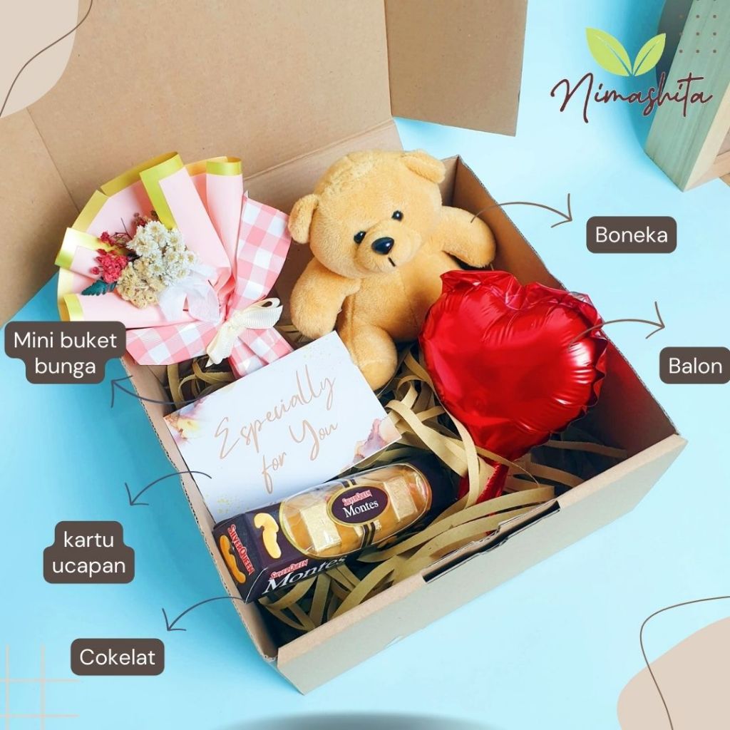 

Kado Ulang Tahun Cewek Hadiah Anniversary Hadiah Ultah Kado Ultah - Nimashita Gift