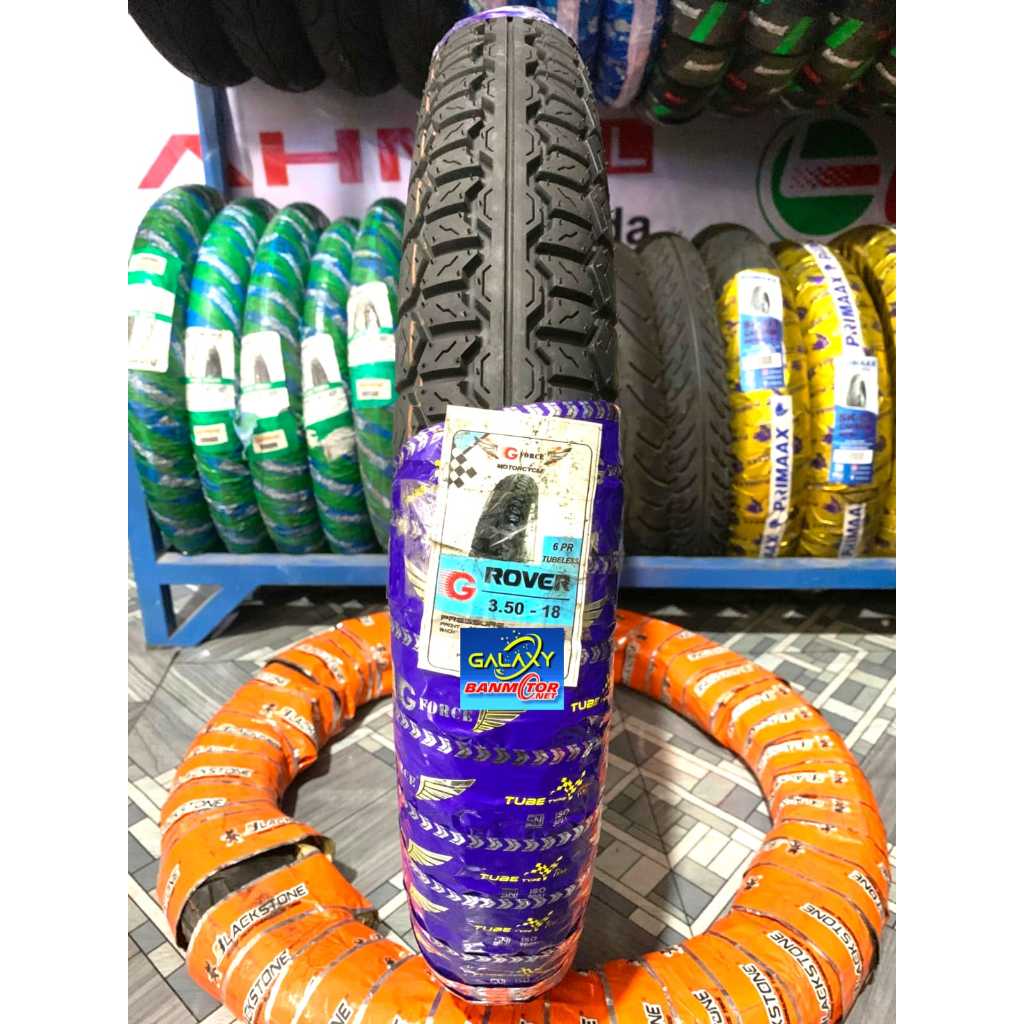 CUCI GUDANG BAN MOTOR G-FORCE ROVER 350-18 BAN MOTOR RING 18 TUBELESS ban gforce 350-18 ring 18 ban 