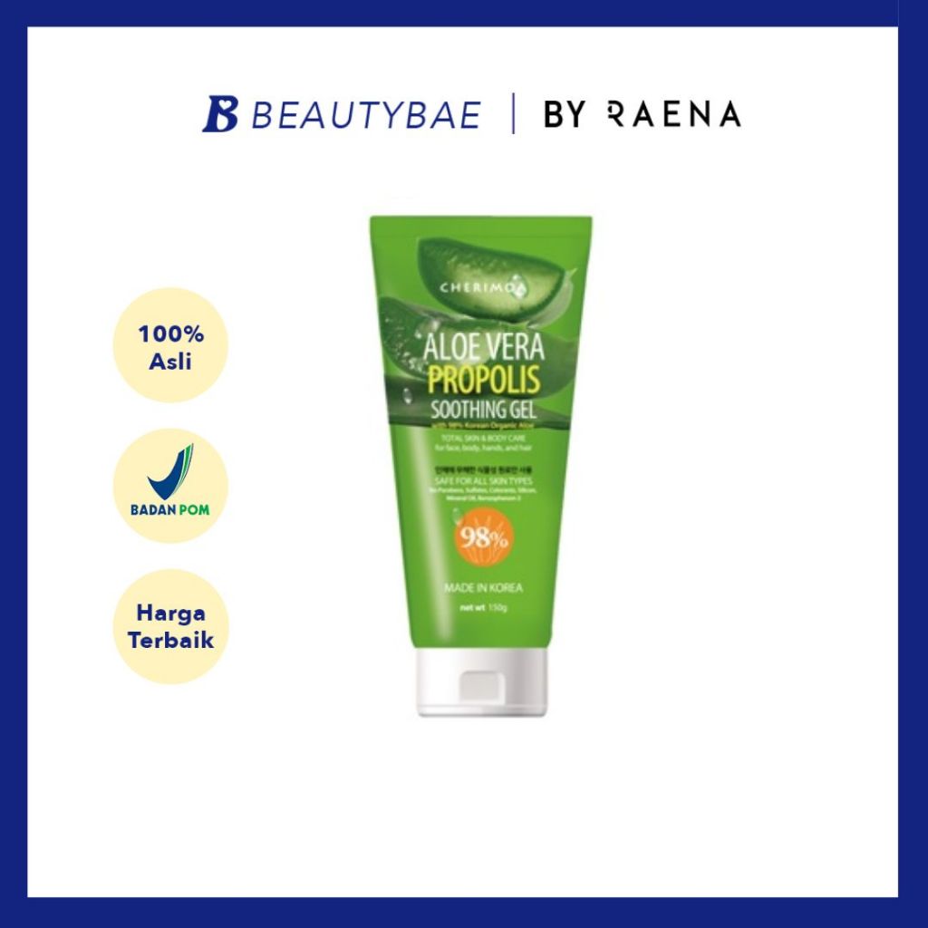 Cherimoa Aloe Vera Propolis Soothing Gel Tube | 150g