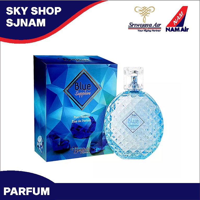 Parfum Wanita Wangi Tahan Lama /Bonjour Blue Sapphire Edp 100ml/Bonjour Blue Sapphire Pour Femme