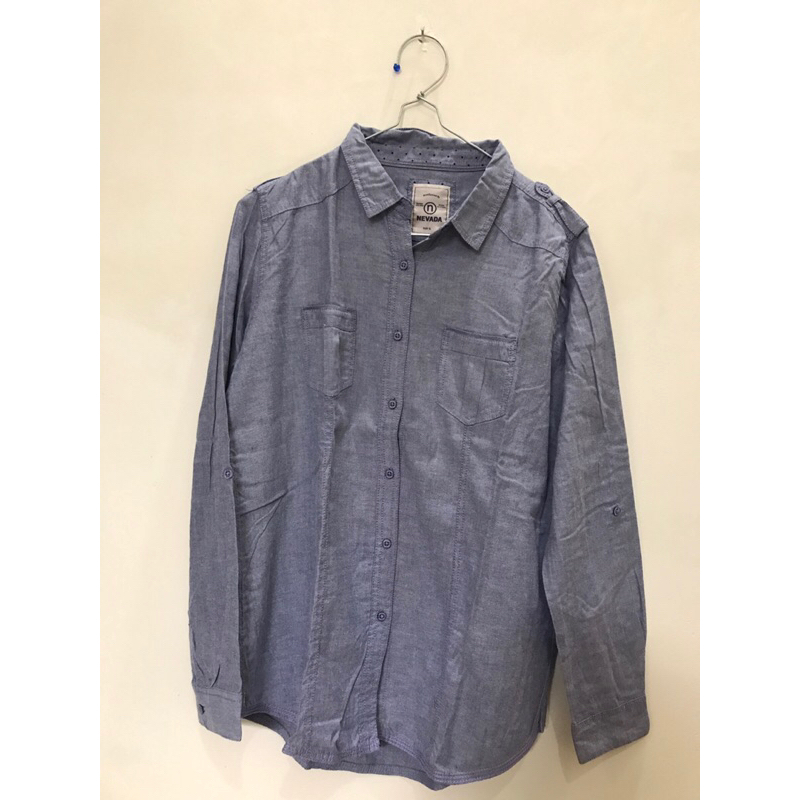 Preloved hem polos abu abu