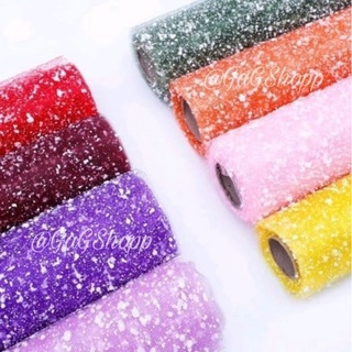 

KERTAS BUNGA TILE SALJU / SNOWY MESH TILE / KERTAS SALJU BUKET / KAIN SALJU / KOREAN MESH / KERTAS WRAPPING CELLOPHANE