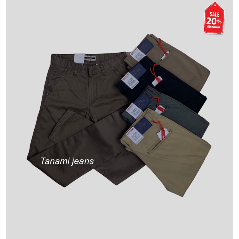 celana panjang standar  pria kanvas colloti sport/celana panjang pria kanvas kantong bobok/celana ch