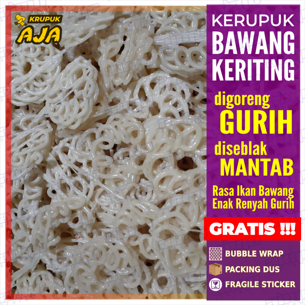 

KERUPUK SEBLAK SAMBAL KRUPUK KERITING KECIL Mentah Krupuk Seblak Rafael MAWAR PUTIH Rasa Ikan Bawang Enak Gurih Renyah Asli Sidoarjo 250 gr | Seblak Sambal Rafael Tan