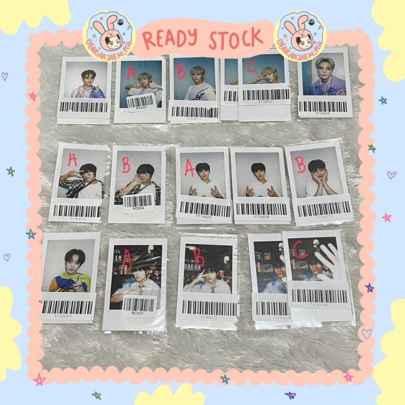 NCT DREAM ISTJ POLAROID PC KMS KMSTATION MARK RENJUN JENO HAECHAN JAEMIN CHENLE JISUNG