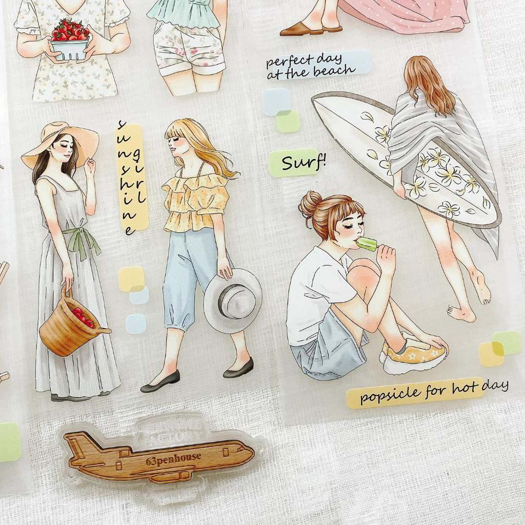 

Windry Ramadhina x 63penhouse Sunny Day PET Tape Sticker