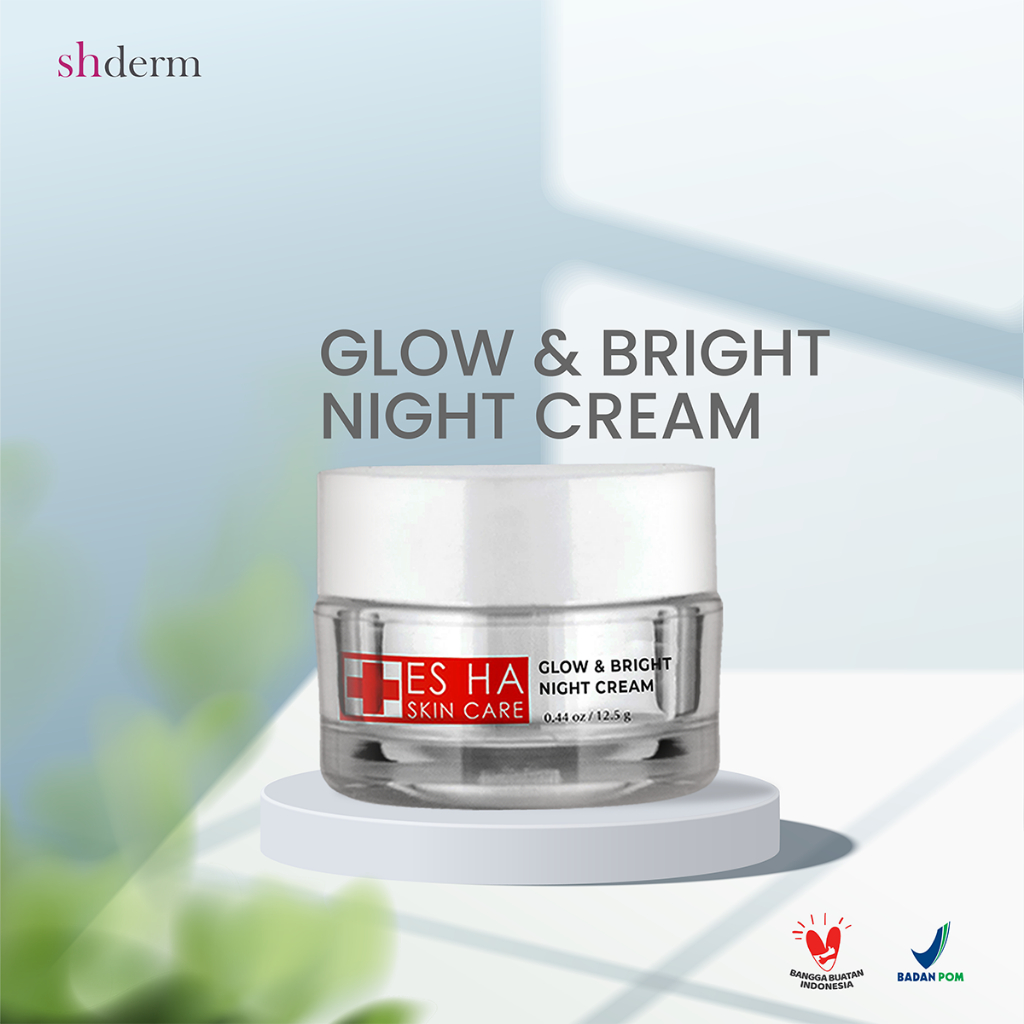 Glow &amp; Bright Night cream - ES HA Skin Care