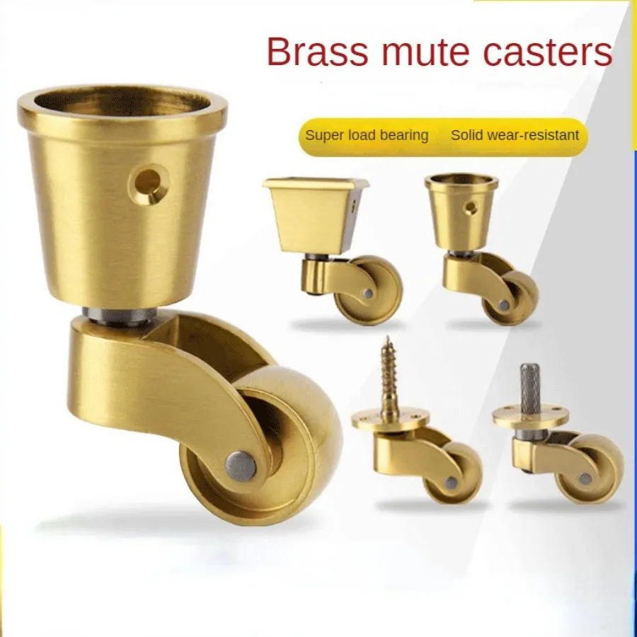Roda Caster Roda Rak Roda Furniture Roda Tempel Mini Serbaguna Roda Meja Kursi -