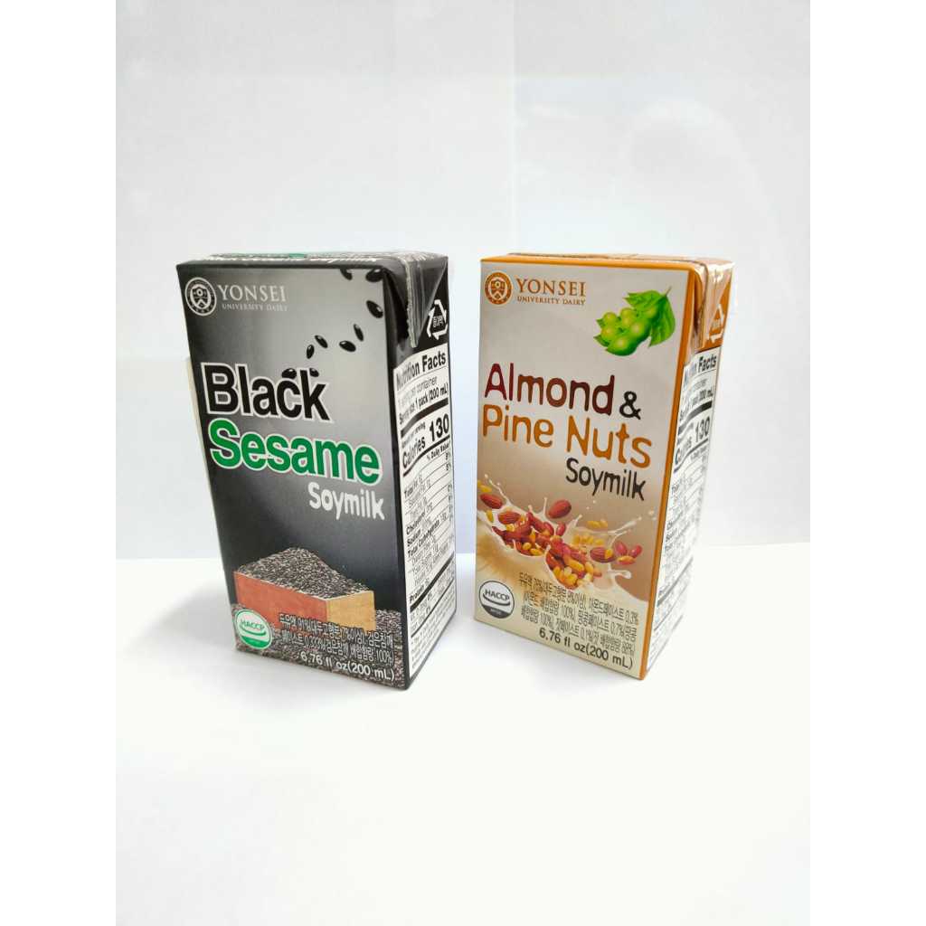 

Yonsei Susu Korea Vegan Black Sesame / Almond Pine Nuts 200ml