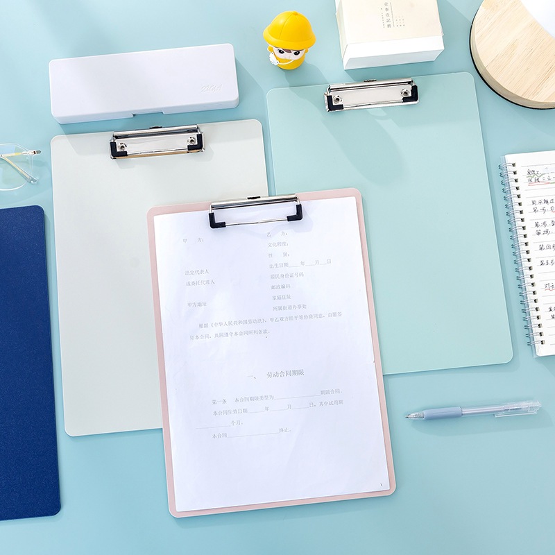 

Kapuas - Papan Alas Tulis Ujian Clipboard Transparan Pastel Polos M003