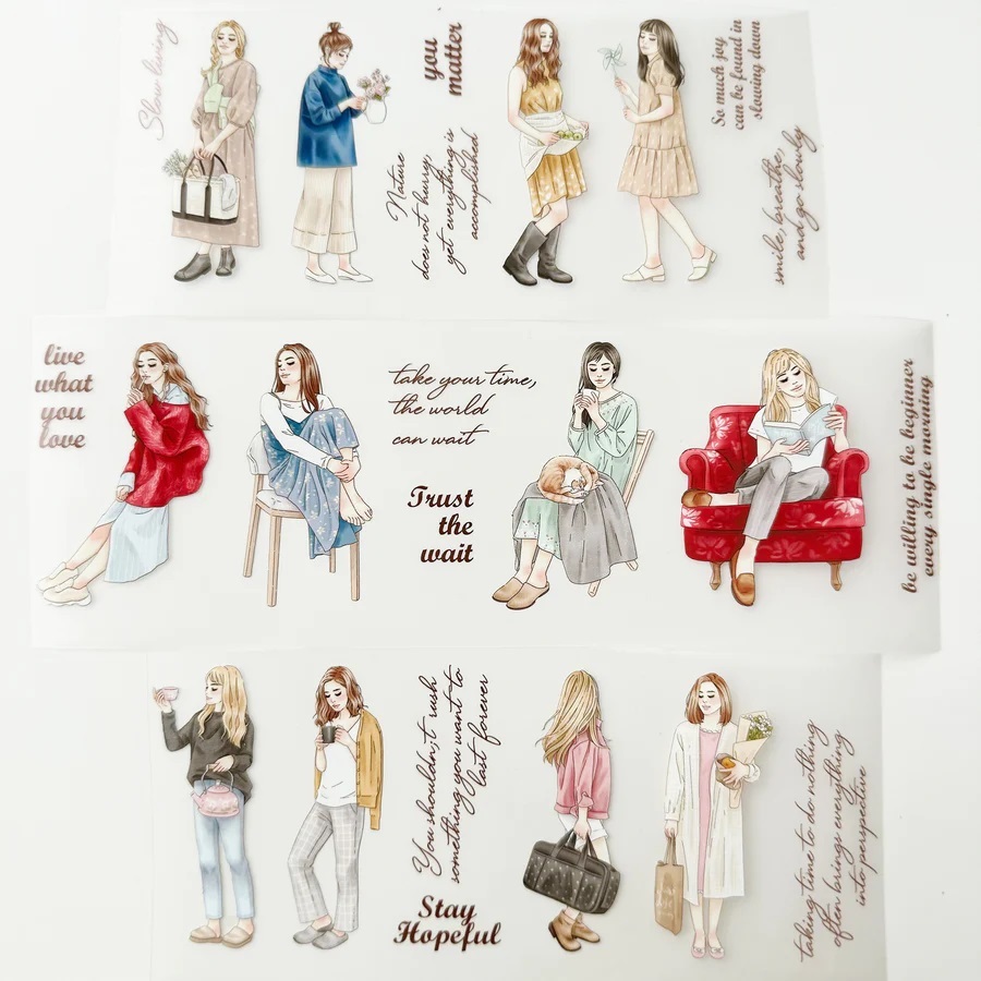 

Windry Ramadhina x Journal Pages A Step Back PET Tape Sticker