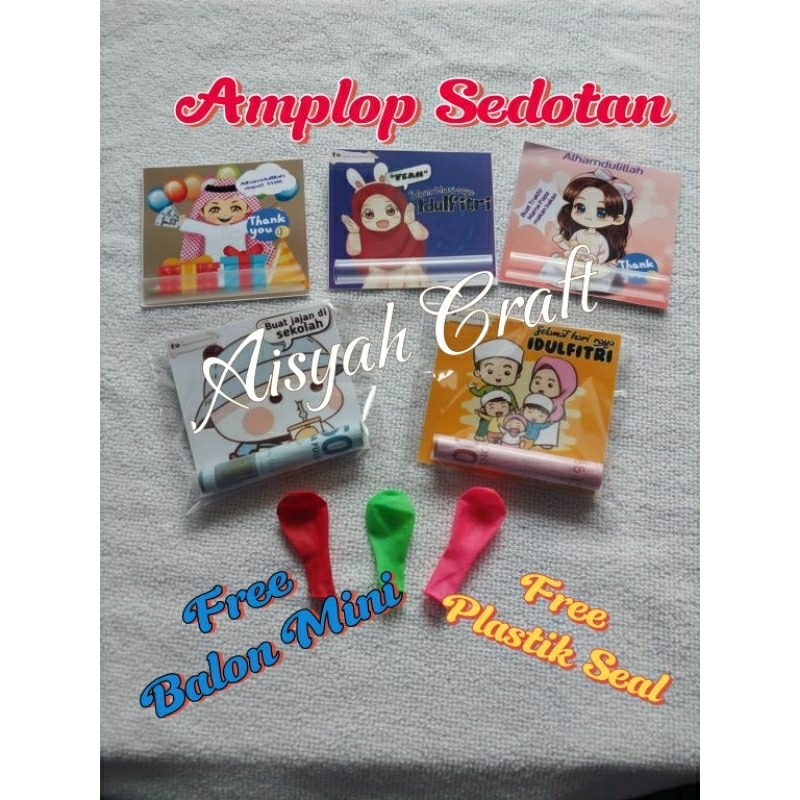 

Amplop sedotan, Amplop Lebaran