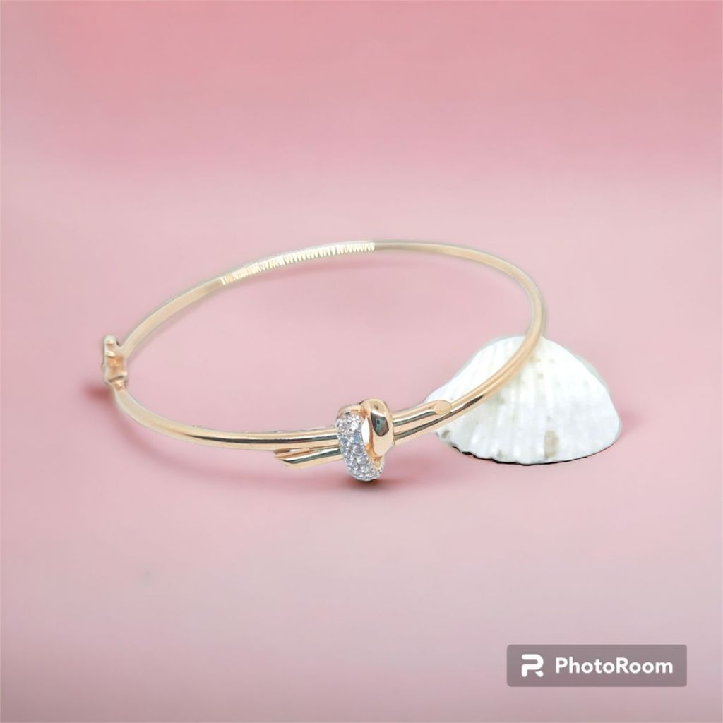 LMV Gelang Tangan Bangle Emas Asli Kadar 375