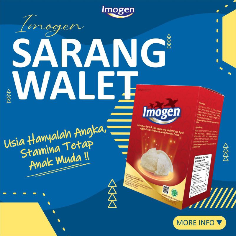 

IMOGEN SARANG WALET 1 BOX ISI 10 SACHET