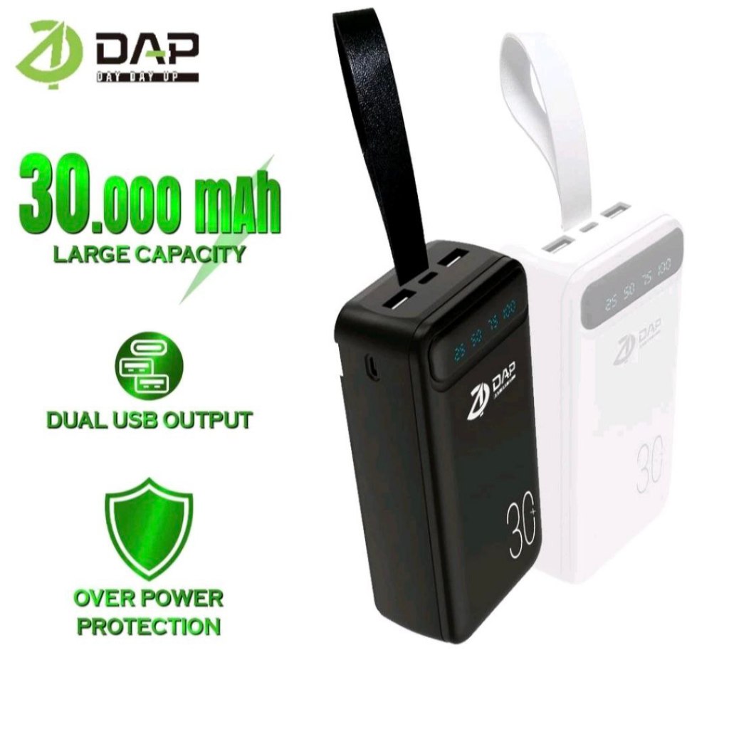 PowerBank DAP 30.000mAh D-P130 Quick Charging