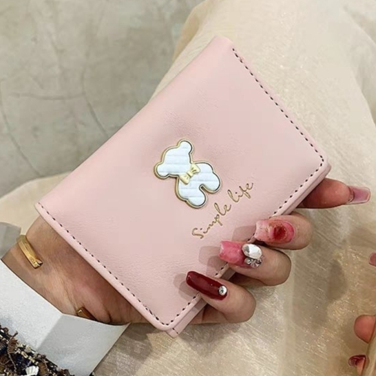 WL-004 Dompet Lipat Mini Lucu Kecil Wanita Small Wallet Aneka Warna Dompet Anak Remaja