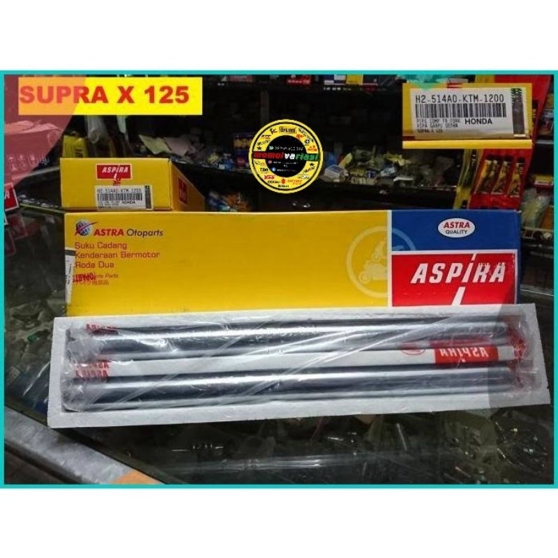 as shock depan supra x 125, supra fit new, revo 100, kharisma aspira/as shock aspira