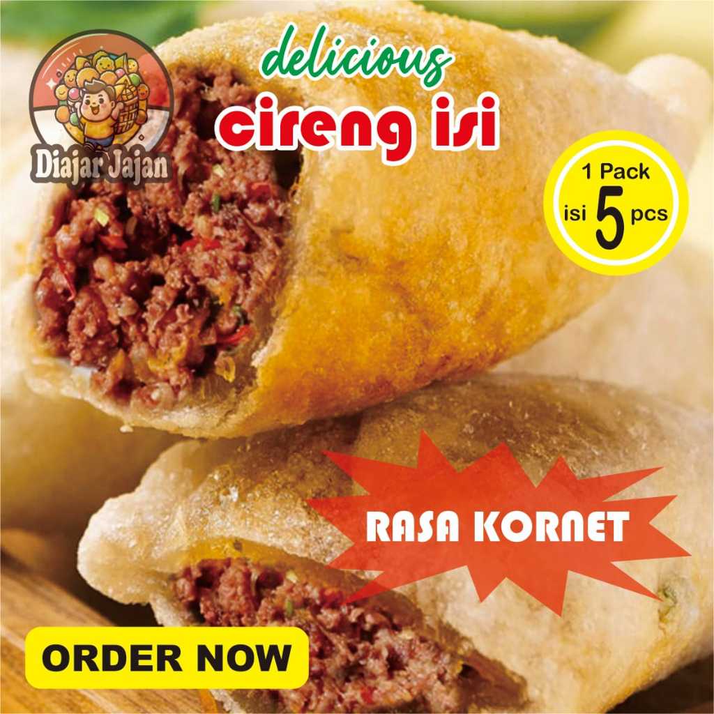 

Cireng Isi Ayam Suwir Premium Rasa Original & Pedas by diajarjajan khas Bandung