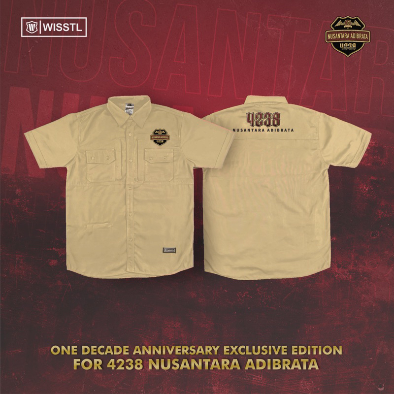 KEMEJA TACTICAL: 4238 NUSANTARA ADIBRATA ONE DECADE