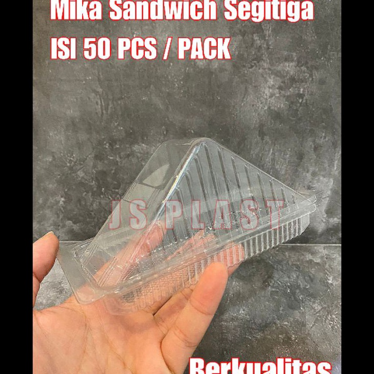 Segera Dapatkan ISI 5PCS Mika SANDWICH Segitiga  Mika Roti Segitiga  Tray Roti Segitiga