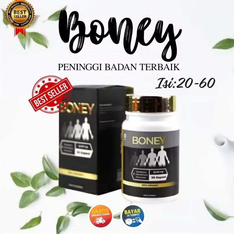 Boney Kapsul Peninggi Badan/ Peninggi Badan Terbaik/ Peninggi Badan Remaja dan Dewasa / Suplemen Pen