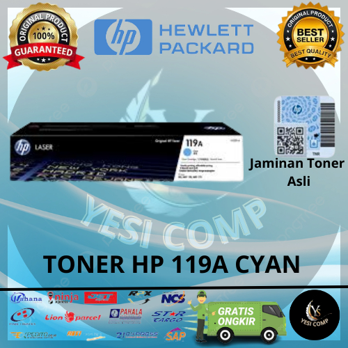 Toner HP Laserjet 119A Cyan Original Toner HP 119 A Cartridge W2091A