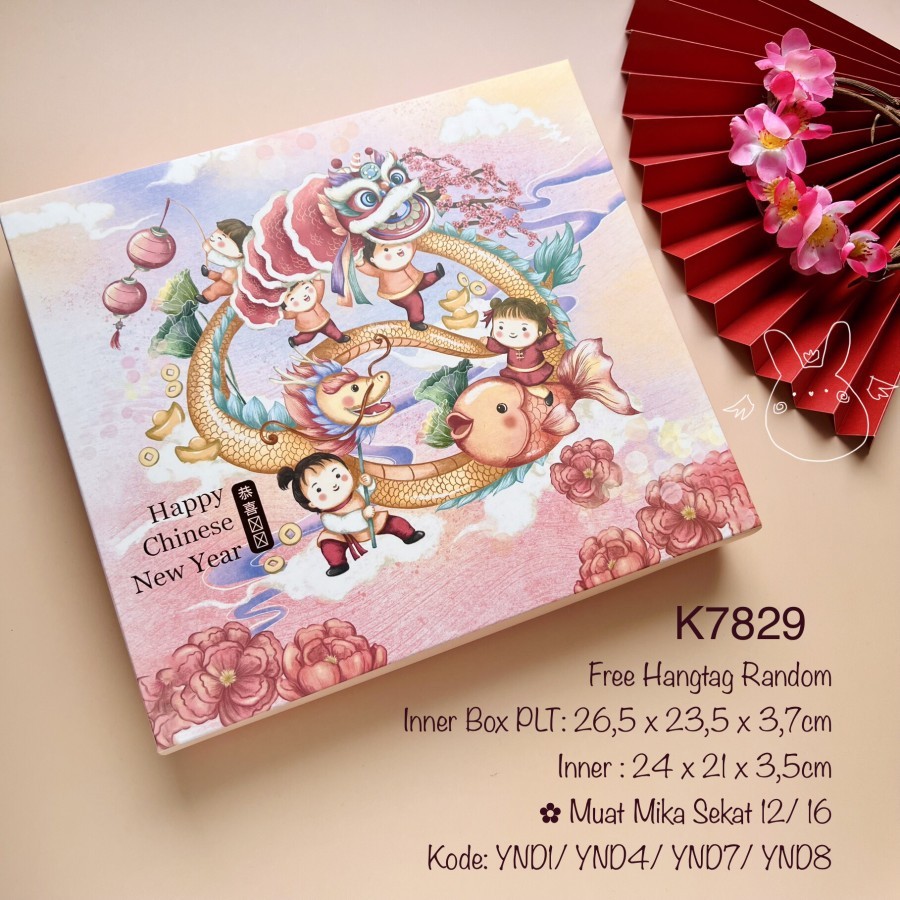 

10pcs Kotak Imlek Mika Sekat K7829| Box Sincia| Dus Nastar| CEK VARIAN