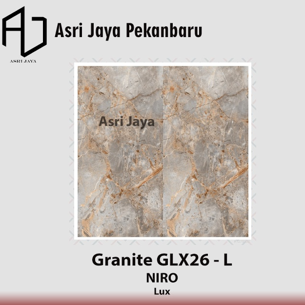 Niro Granite Big Slab 120x240 Lux - GLX26 Saran Collins L & R - Kiri