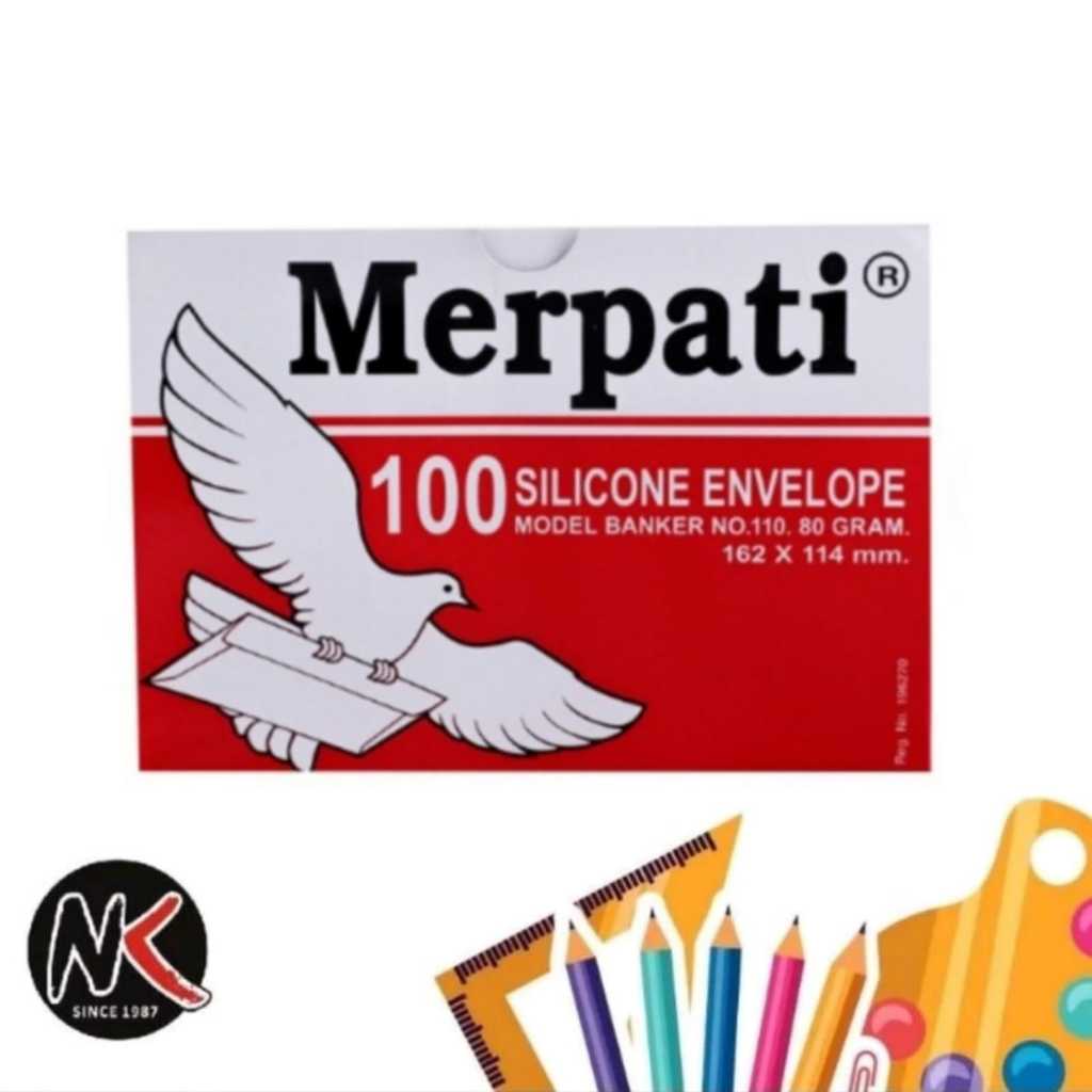 

Envelope/Amplop MERPATI No.110 Tanggung (162x114 mm)