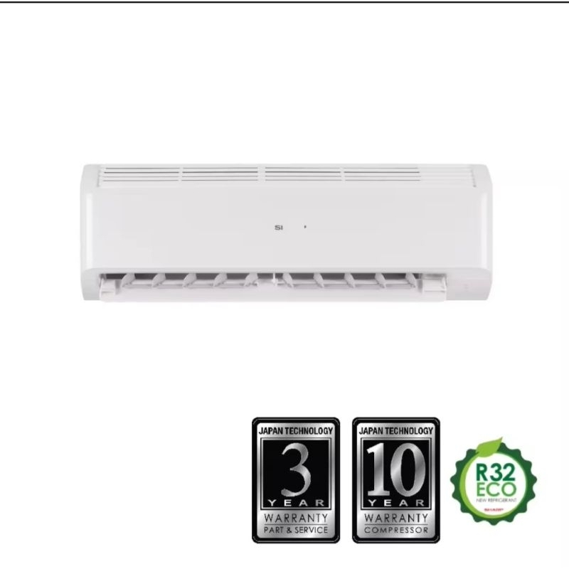 AC SHARP 1 /2 PK STANDAR AH-A5BEY + MATERIAL PERLENGKAPAN TANPA PASANG