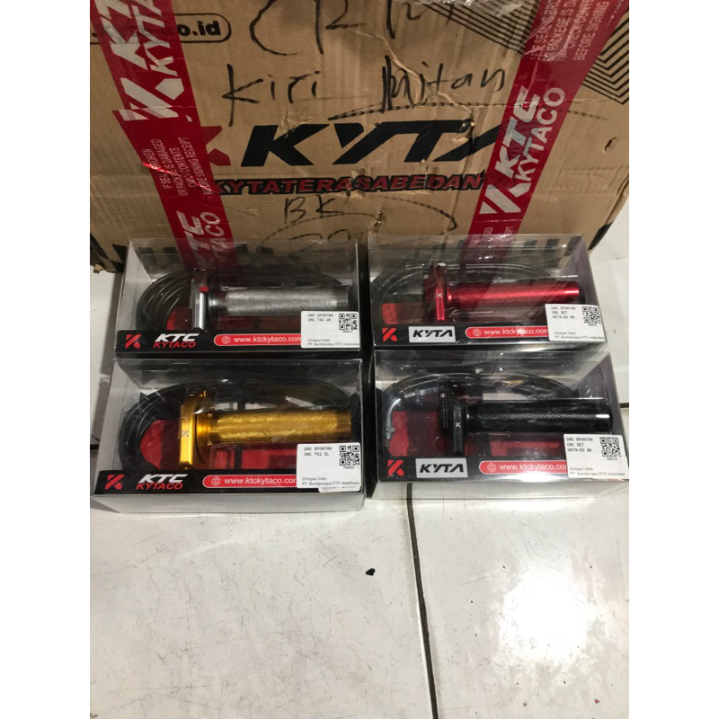 gas spontan injeksi tx02  ktc kytaco gas spontan universal injeksi honda yamaha suzuki black dan gol